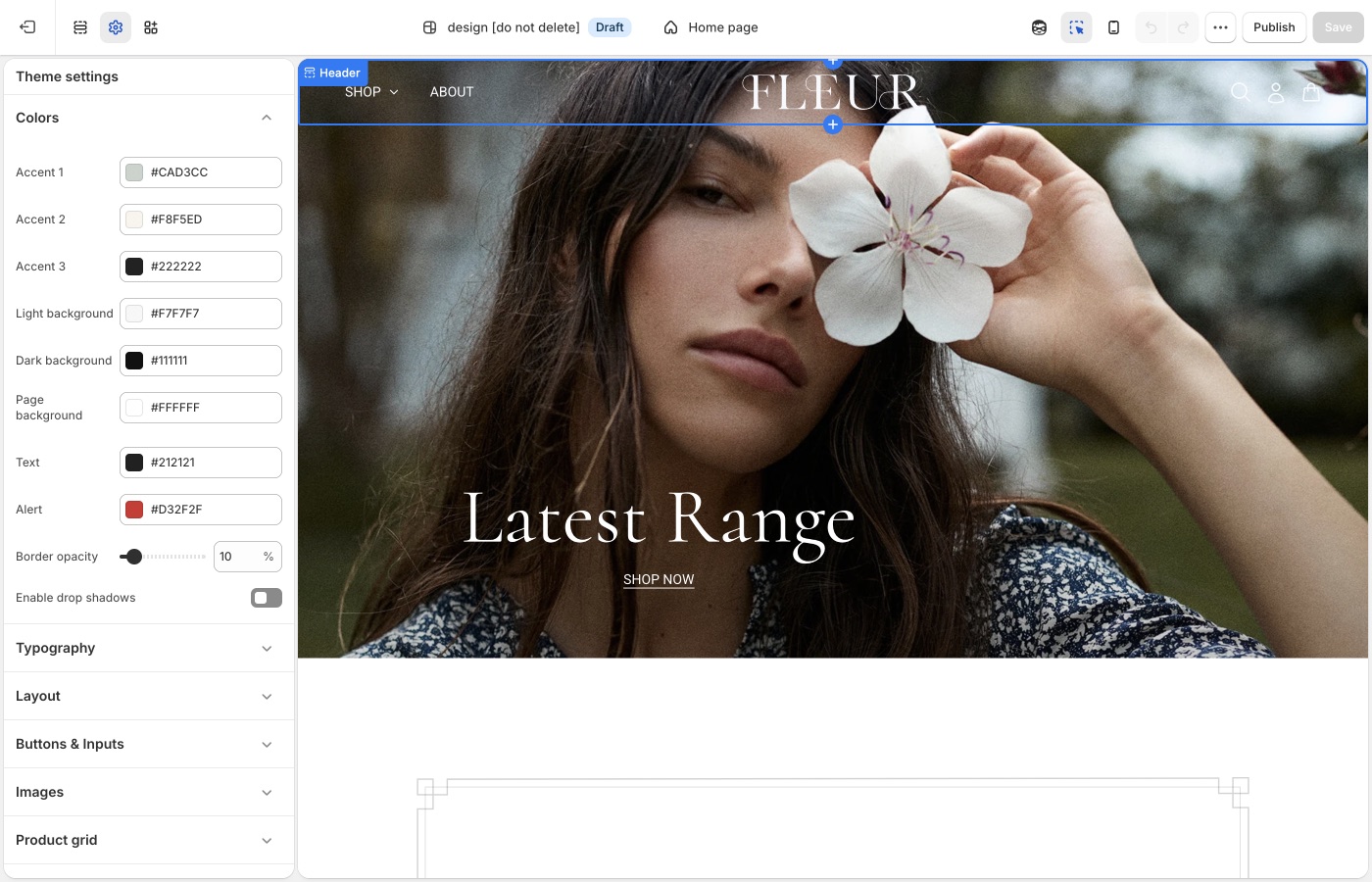 Beyond Colors in Theme settings