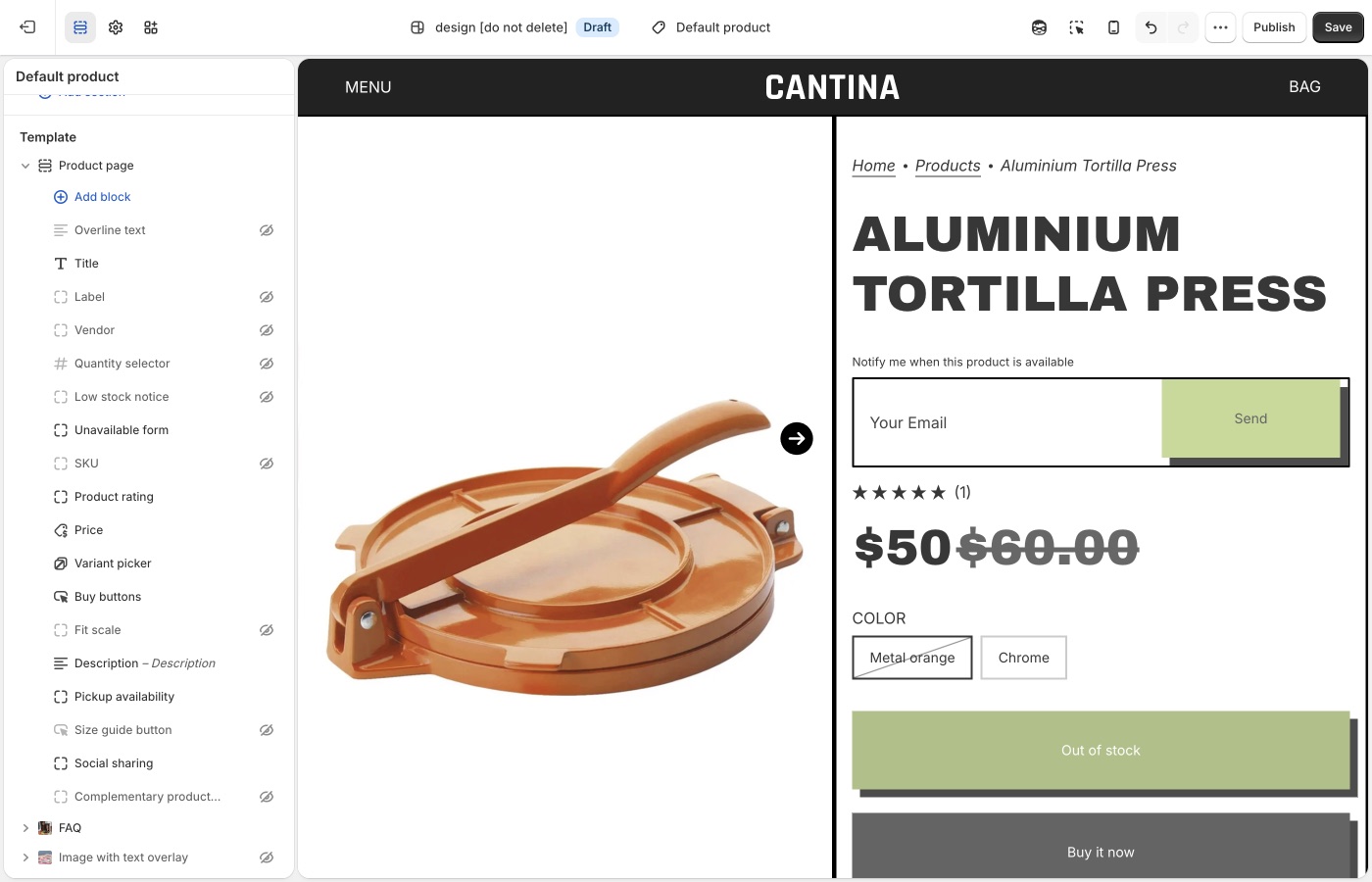 Maker unavailable form block