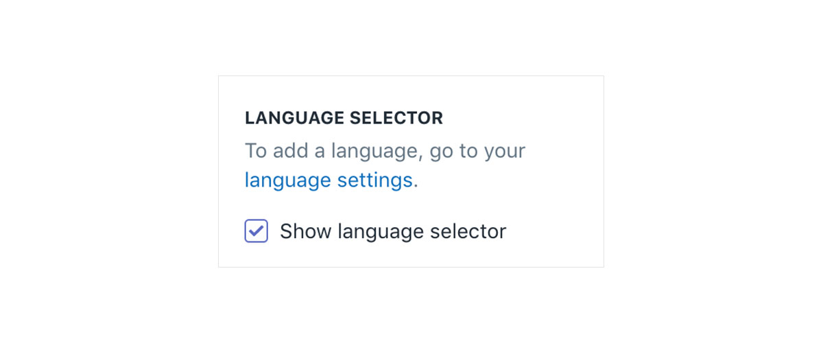 enable multi-language